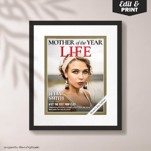 Zeitschrift für Custom Mthers Day Cover, Geschenk  Poster