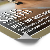 Zeitschrift für Custom Mthers Day Cover, Geschenk  Poster (Ecke)