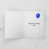 Zeitschrift für den 65. Geburtstag Karte (Innenseite)