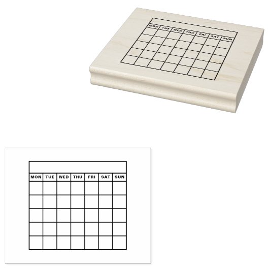 Zeitschrift "Habit Tracker" Gummistempel (Stempel)