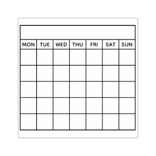 Zeitschrift "Habit Tracker" Gummistempel