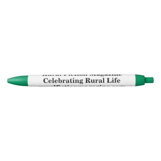 Zeitschrift "Ländliche Fiktion" Kugelschreiber (Vorderseite)