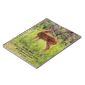Zeitschrift "Little Deer Nature Art Bible Verse" Notizblock (Linke Seite)