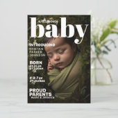 Zeitschrift "Modern Baby" - Geburtsankündigung Ankündigung (Stehend Vorderseite)