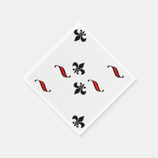 Zeitschrift Napkin Serviette (Ecke)