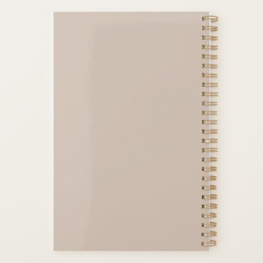 Zeitschrift, Notebook, Zeitschrift, Manifestations Planer (Rückseite)