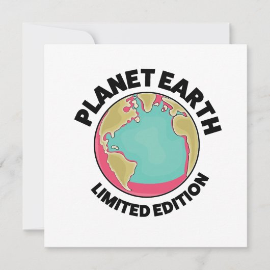 Zeitschrift Planet Erde Einladung (Vorderseite)