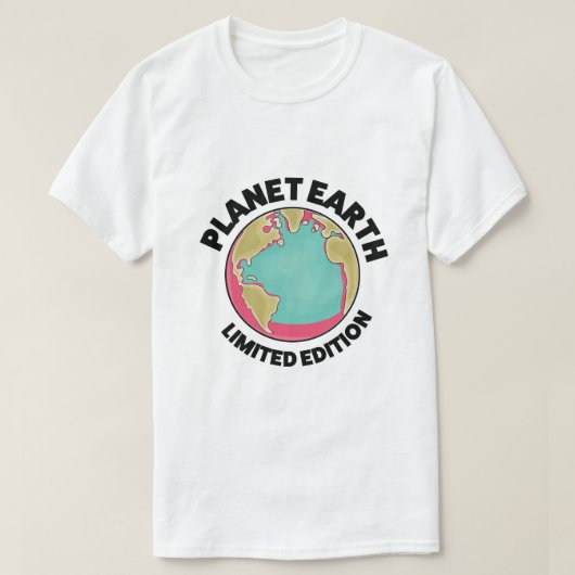 Zeitschrift Planet Erde T-Shirt (Design vorne)