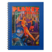 Zeitschrift Planet Stories Cover 3 Notizblock (Vorderseite)