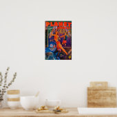Zeitschrift Planet Stories Cover 3 Poster (Küche)
