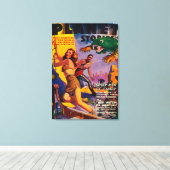 Zeitschrift Planet Stories Cover 4 Leinwanddruck (Insitu (Holzboden))