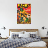 Zeitschrift Planet Stories deckt 5 ab Leinwanddruck (Insitu (Schlafzimmer))