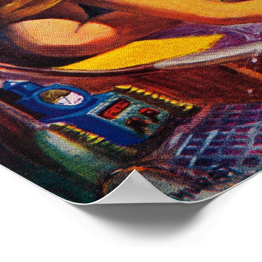 Zeitschrift Planet Stories deckt 5 ab Poster (Ecke)