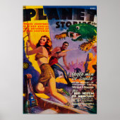 Zeitschrift Planet Stories deckt 5 ab Poster (Vorne)
