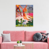 Zeitschrift Planet Stories deckt 7 ab Leinwanddruck (Insitu (Wohnzimmer))