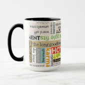 Zeitschrift Print Phrase Typografy Coffee Tasse (Links)