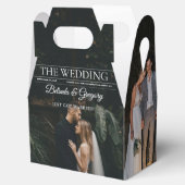 Zeitschrift Redaktion Zeitung Fotos Hochzeit Geschenkschachtel (Geöffnet)