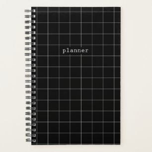 Zeitschrift "Schwarzweiß-minimalistisch" Planer
