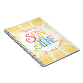 Zeitschrift - "Sonnenschein in meinem Soul Notizblock (Rechte Seite)