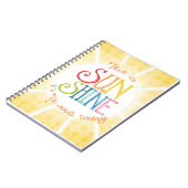 Zeitschrift - "Sonnenschein in meinem Soul Notizblock (Linke Seite)