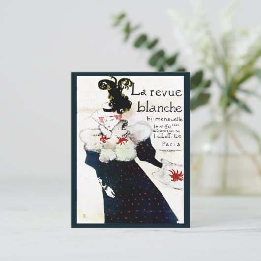 Zeitschrift Toulouse Lautrec Postkarte (Stehend Vorderseite)