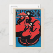 Zeitschrift Vintag Art Nouveau Erntedank Feiertagspostkarte (Vorne/Hinten)