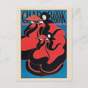 Zeitschrift Vintag Art Nouveau Erntedank Feiertagspostkarte