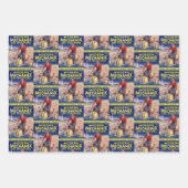 Zeitschrift "Vintage Erfindungen" Geschenkpapier Set (Vorderseite)