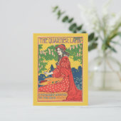 Zeitschrift Vintage Jugendstil-Kunst Postkarte (Stehend Vorderseite)