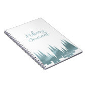 Zeitschrift wandern - Blau Notizblock (Rechte Seite)