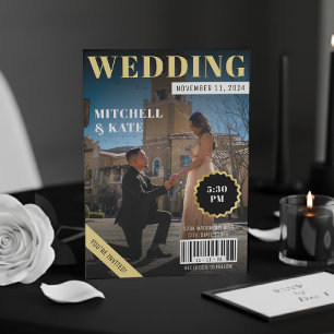 Zeitschrift Wedding Einladung