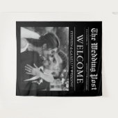 Zeitschrift Zeitung Hochzeitsszenario-Foto Wandteppich (Vorderseite (Horizontal))