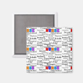 Zeitschrift zur Beschreibung von Wörtern 3 Magnet (Vorderseite/Rückseite)