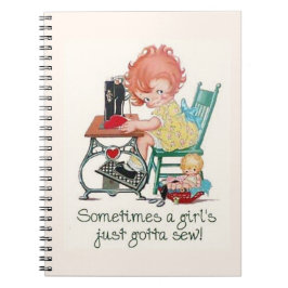 Zeitschriften: Got gerade, um zu nähen Notizblock