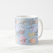 ZEITSCHRIFTEN-STIL KAFFEETASSE (VorderseiteRechts)