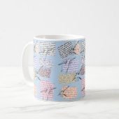 ZEITSCHRIFTEN-STIL KAFFEETASSE (Vorderseite Links)