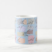 ZEITSCHRIFTEN-STIL KAFFEETASSE (Mittel)