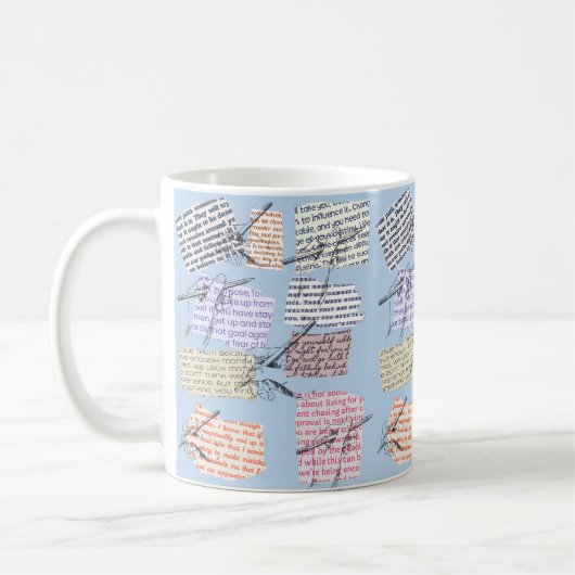 ZEITSCHRIFTEN-STIL KAFFEETASSE (Links)