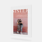 Zeitschriftenabdeckung | Geschenk für das Sisters- Acrylschild (Winkel)