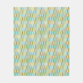 Zeitschriftendruck Mitte des Jahrhunderts - Blues Fleecedecke (Vorderseite)