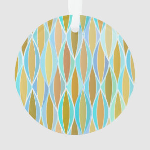 Zeitschriftendruck Mitte des Jahrhunderts - Blues  Ornament