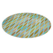 Zeitschriftendruck Mitte des Jahrhunderts - Blues Schneidebrett (Ecke)