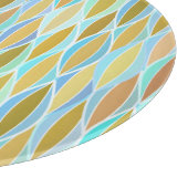 Zeitschriftendruck Mitte des Jahrhunderts - Blues Schneidebrett (Ecke)