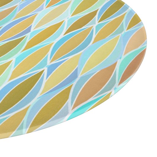 Zeitschriftendruck Mitte des Jahrhunderts - Blues  Schneidebrett (Ecke)