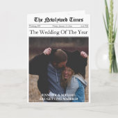 Zeitschriftenzeitschrift für Zeitungen Einladung (Vorderseite)