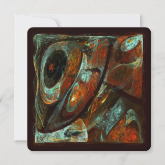 Zeitspaltung-Abstrakte Kunst Einladung