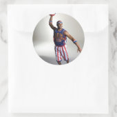 Zeitsprung Runder Aufkleber (Tasche)