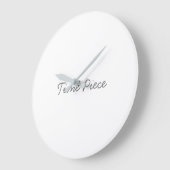 Zeitstück grau-Hand Farbe Stilvoll aussehen Große Wanduhr (Winkel)