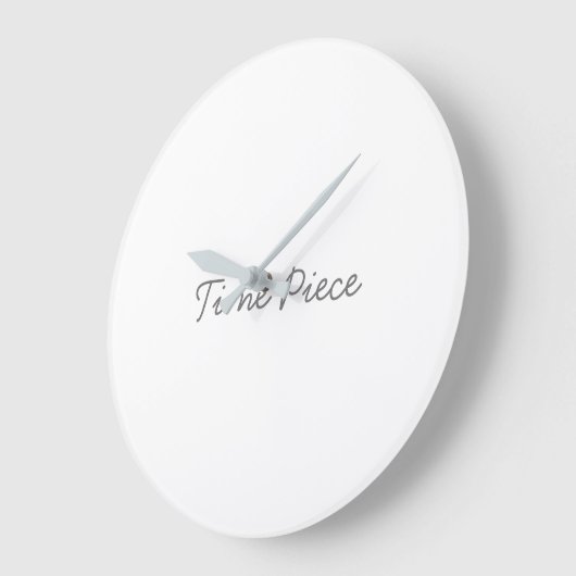Zeitstück grau-Hand Farbe Stilvoll aussehen Große Wanduhr (Winkel)