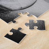 Zeitstundenfenster Stift zeichnend surreale Kunst Puzzle (Seite)